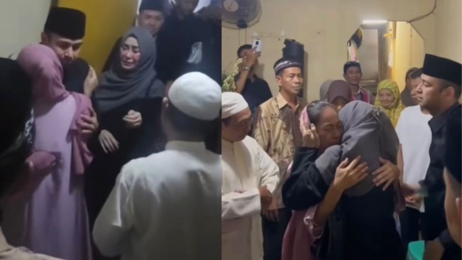 Raffi Ahmad Melayat ke Rumah Affan Kurniawan (TikTok)